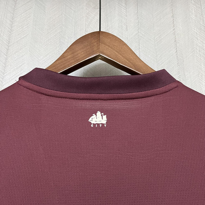 Camisa Manchester City 2024/25 III Third - Torcedor - Vermelha