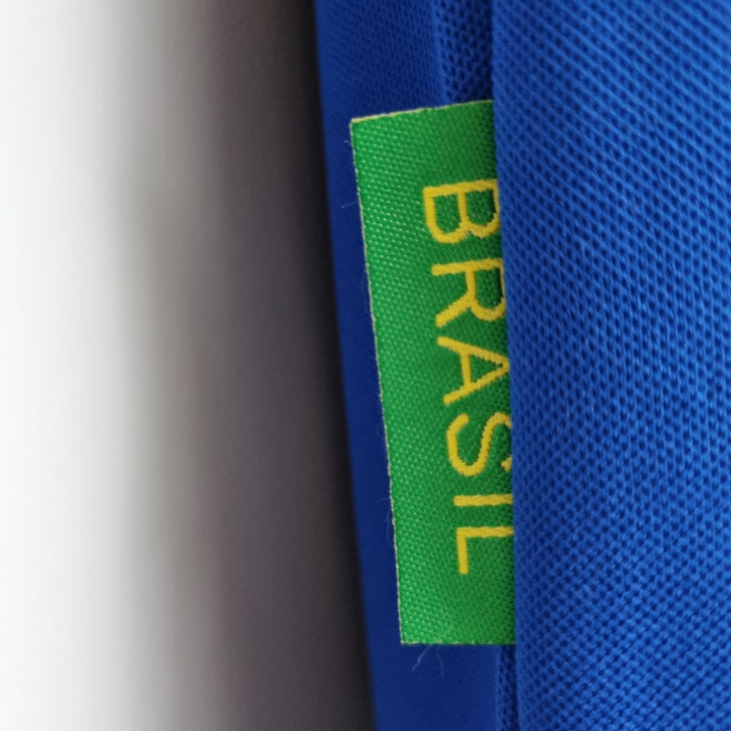 Camisa Retrô Brasil 1998 II Away - Azul - Nike
