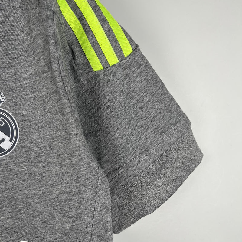Camisa Retrô Real Madrid 2015/2016 II Away - Cinza - Adidas