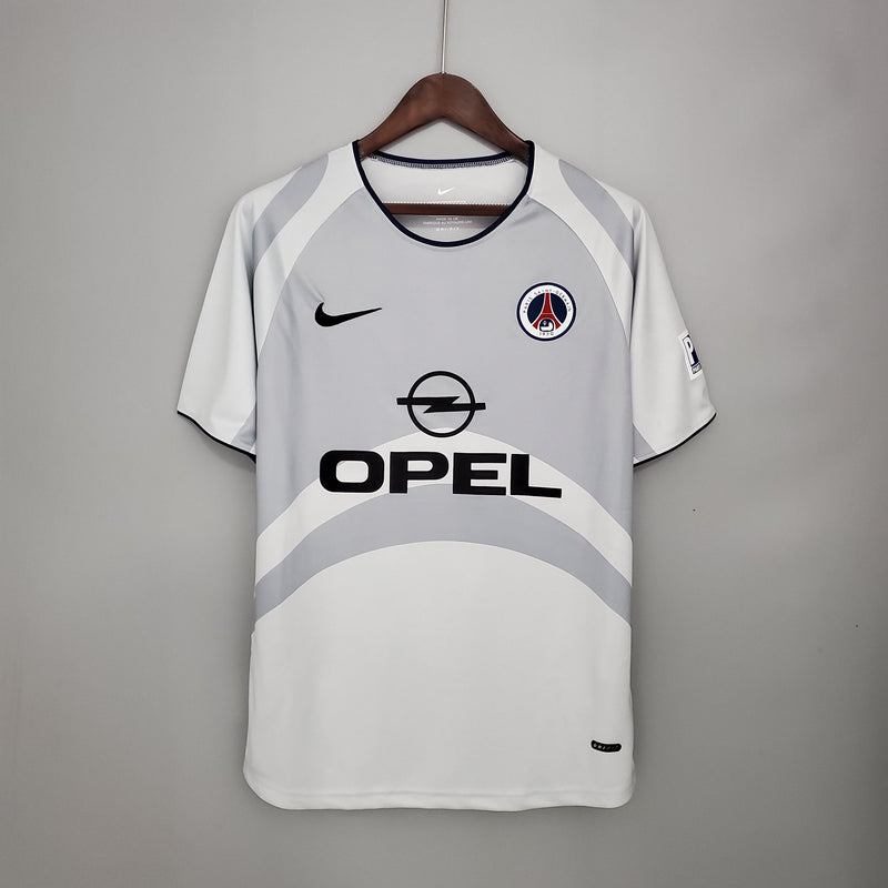 Camisa Retrô PSG 2001/2002 II Away - Branca - Nike