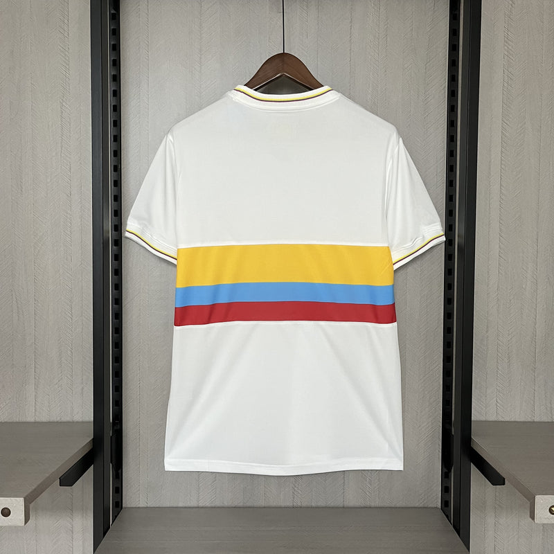 Camisa Colômbia 24/25 Edição Especial 100 Anos - Torcedor - Branca