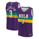Camisa NBA CJ McCollum - New Orleans Pelicans - 2023 Fastbreak - Edição Cidade - Roxo