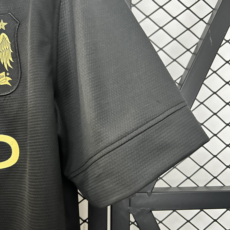 Camisa Retrô Manchester City 2013/2014 II Away - Preta - Nike
