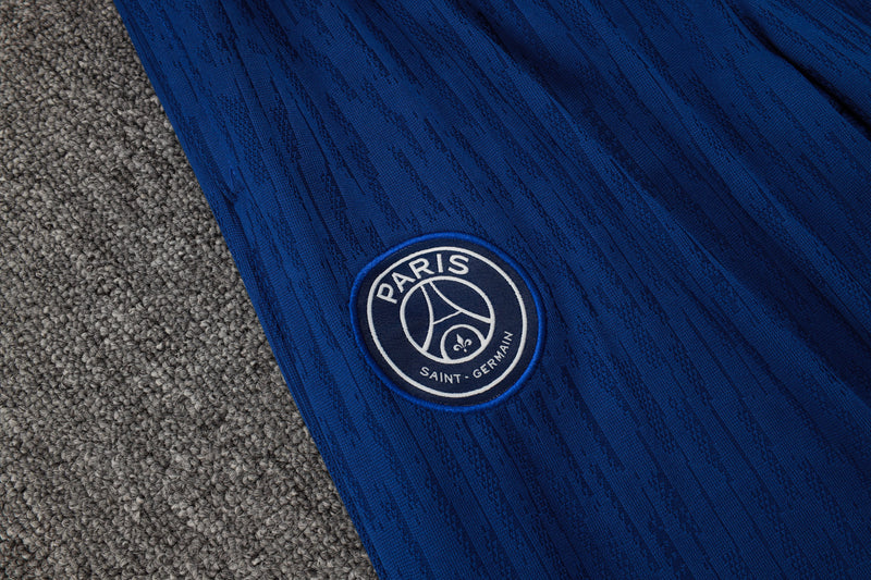 25/26 Conjunto Treino PSG - Frio Zíper Curto - Vermelho