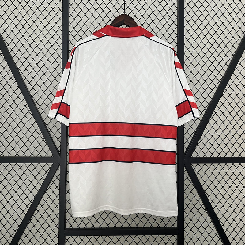 Camisa Retrô Dinamarca 1988 II Away - Branca - Hummel