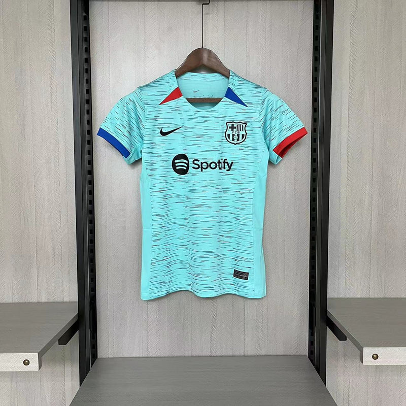 Camisa Barcelona 2023/24 III Third - Feminina - Azul