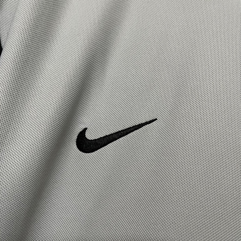 Camisa Retrô Flamengo Goleiro 2002/2003 Cinza - Manga Longa Nike