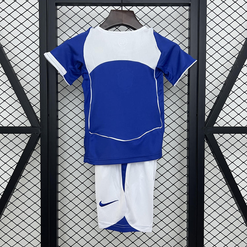 Conjunto Infantil Retrô - Brasil 2004 II Away