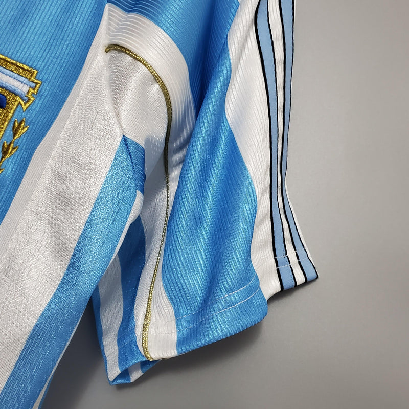 Camisa Retrô Argentina 1998 I Home - Adidas