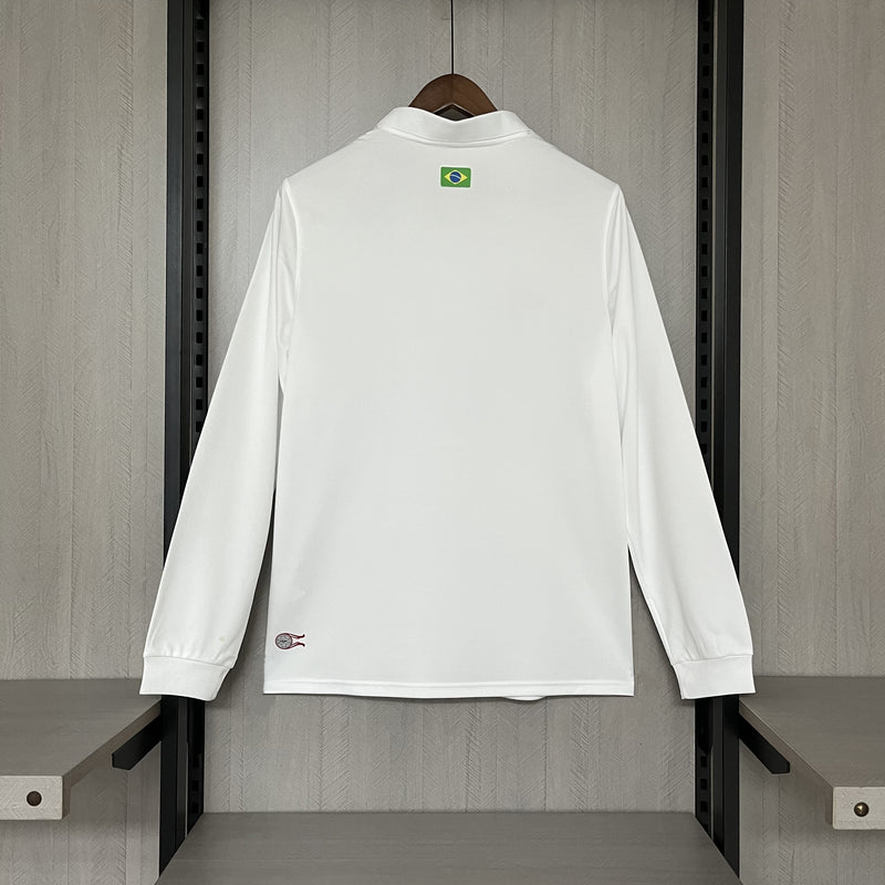 Camisa Retrô Internacional 2006 II Away - Branca - Manga Longa Reebok