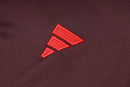 24/25 Conjunto Bayern de Munique - Frio Zíper Curto - Vermelho Escuro