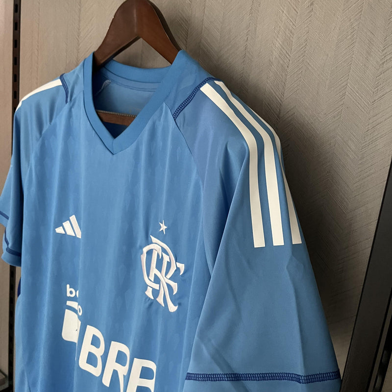 Camisa Flamengo 2023/24 Goleiro Azul - Torcedor