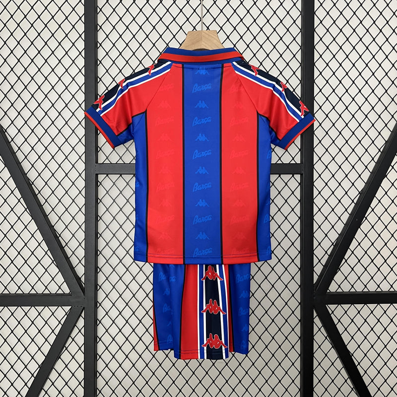 Conjunto Infantil Retrô - Barcelona 1995/97 I Home