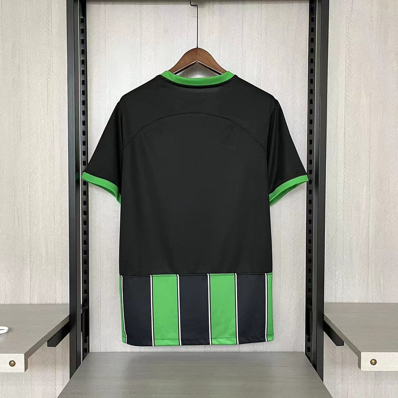 Camisa Brighton 2023/24 II Away - Torcedor - Preta e Verde