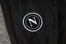 24/25 Conjunto Treino Napoli - Zíper Curto - Preto
