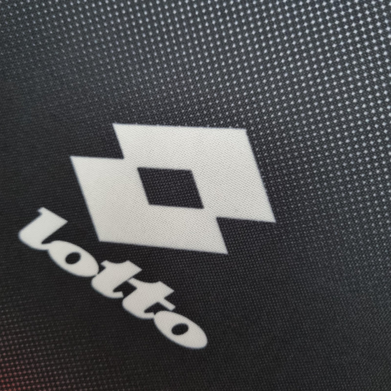 Camisa Retrô Milan 1995/1996 Preta e Branca