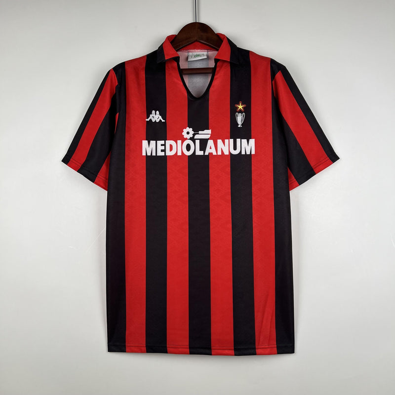 Camisa Retrô Milan 1989/1990 I Home - Kappa