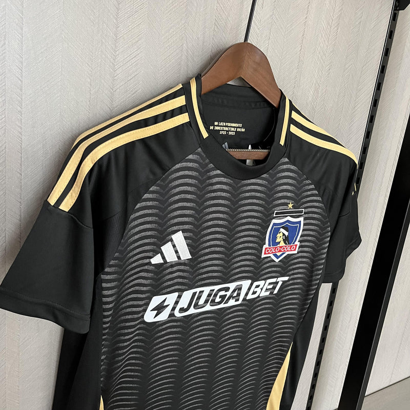 Camisa Colo Colo 2025/26 II Away - Torcedor - Preta