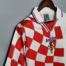 Camisa Retrô Croácia 1998 II Away - Branca