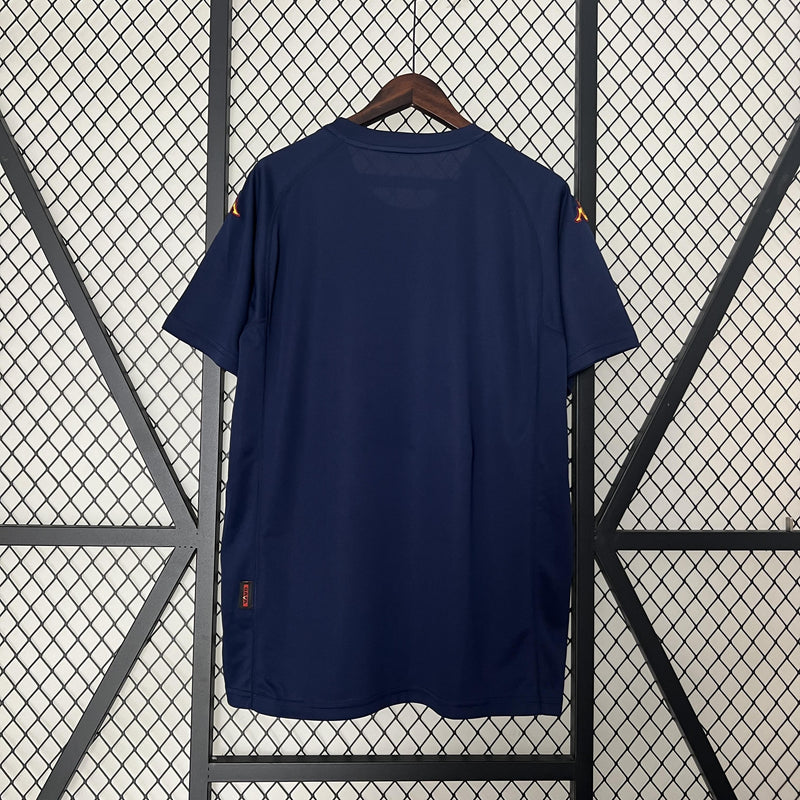 Camisa Retrô Roma 2000/2001 III Third - Azul - Kappa