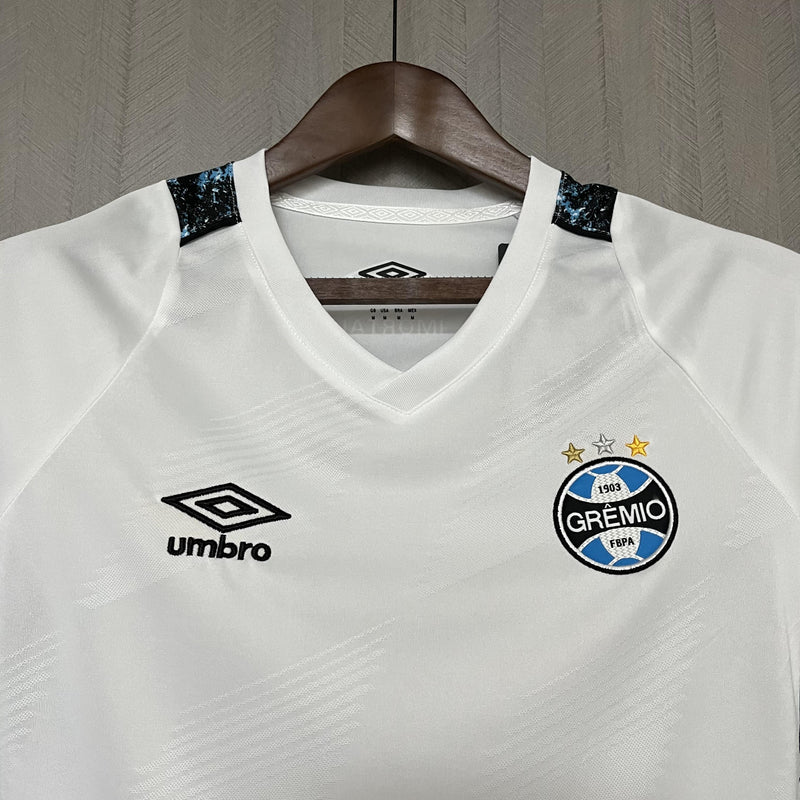 Camisa Grêmio 2024/25 II Away - Feminina - Branca