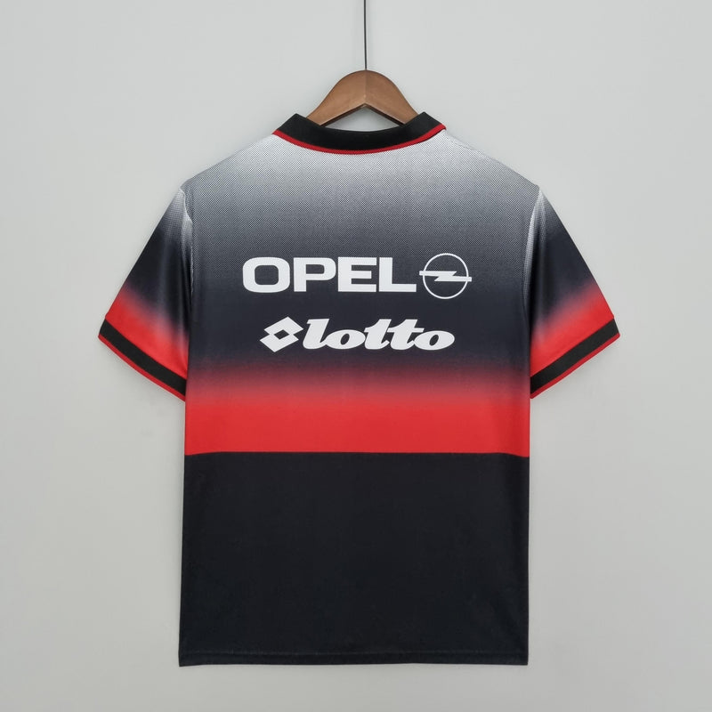 Camisa Retrô Milan 1995/1996 Preta