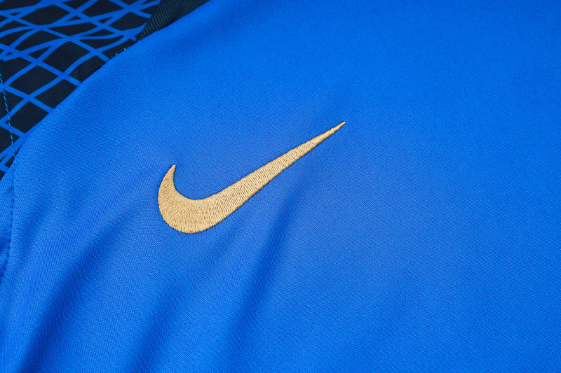 23/24 Conjunto Treino França - Regata - Azul