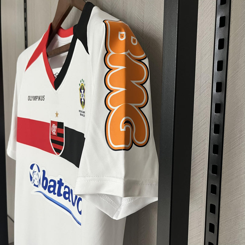 Camisa Retrô Flamengo 2010 II Away - Branca - Olympikus