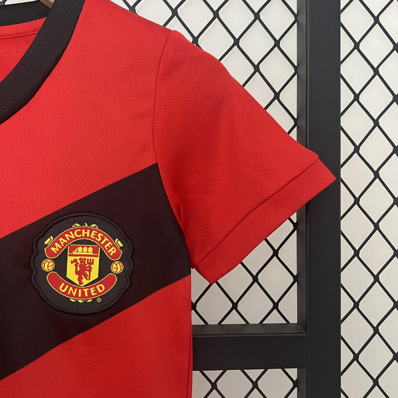 Conjunto Infantil Retrô - Manchester United 2009/10 I Home