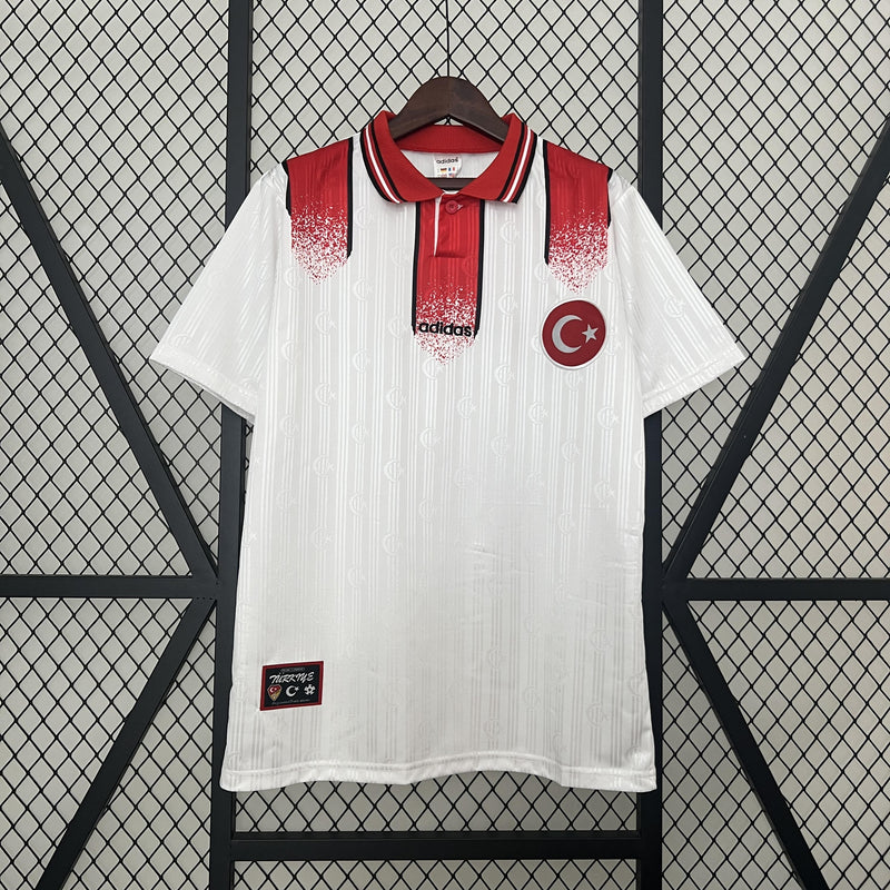 Camisa Retrô Turquia 1996 II Away - Branca - Adidas