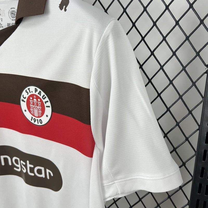 Camisa St. Pauli II Away - Torcedor - Branca
