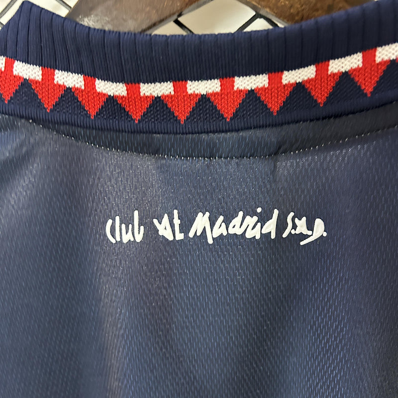 Camisa Retrô Atlético de Madrid 1997/1998 II Away - Azul - Puma