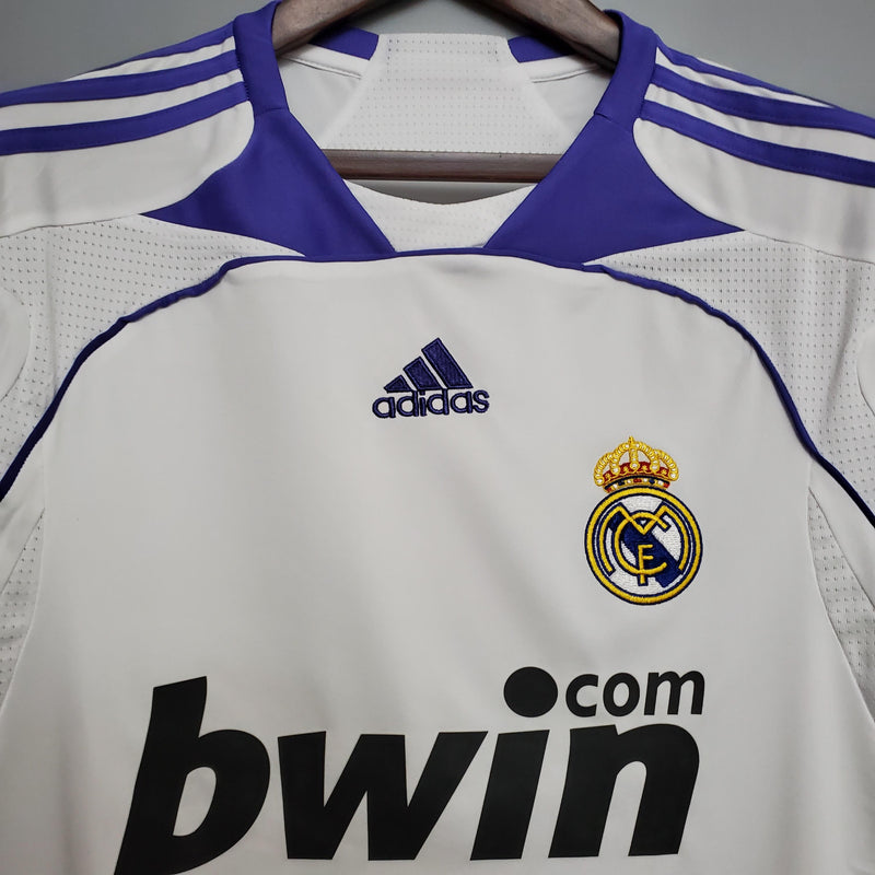 Camisa Retrô Real Madrid 2007/2008 I Home - Adidas