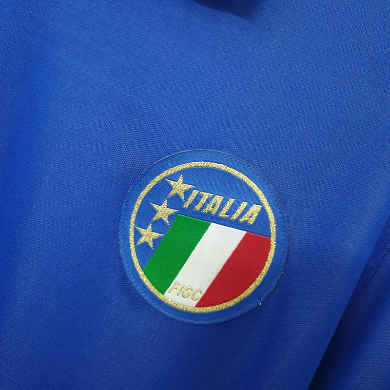 Camisa Retrô Itália 1990 I Home - Diadora