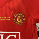 Conjunto Infantil Retrô - Manchester United 2007/08 I Home Champions League