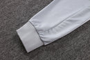 25/26 Conjunto Real Madrid 'Urban Purist' - Frio Zíper Longo - Branco