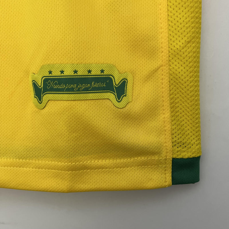 Camisa Retrô Brasil 2006 I Home - Amarelinha - Nike