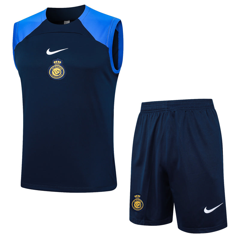 23/24 Conjunto Treino Al Nassr - Regata Calor - Azul