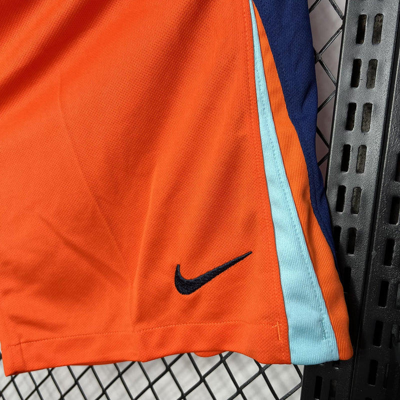 Short Holanda 2024/2025 Euro I Home - Laranja