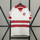 Camisa Retrô Dinamarca 1988 II Away - Branca - Hummel