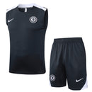 25/26 Conjunto Treino Chelsea Regata - Preto