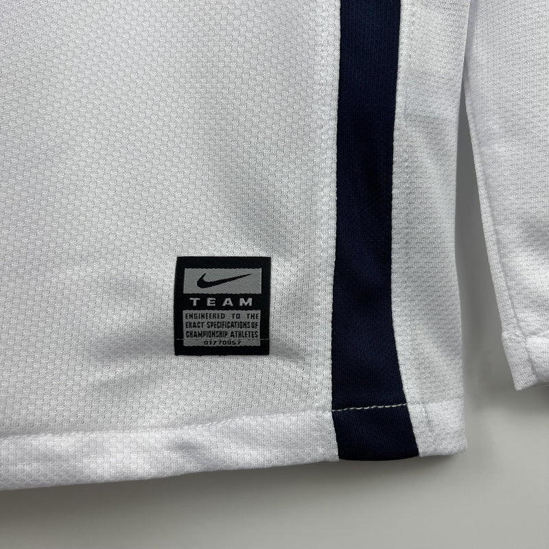 Camisa Retrô Manchester United 2007/2008 II Away - Branca Manga Longa Nike