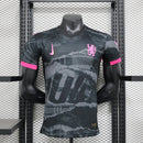 Camisa Chelsea 2024/2025 - Jogador - Preta Com Rosa