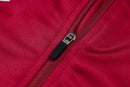 24/25 Conjunto Treino Inglaterra - Frio Zíper Curto - Vinho