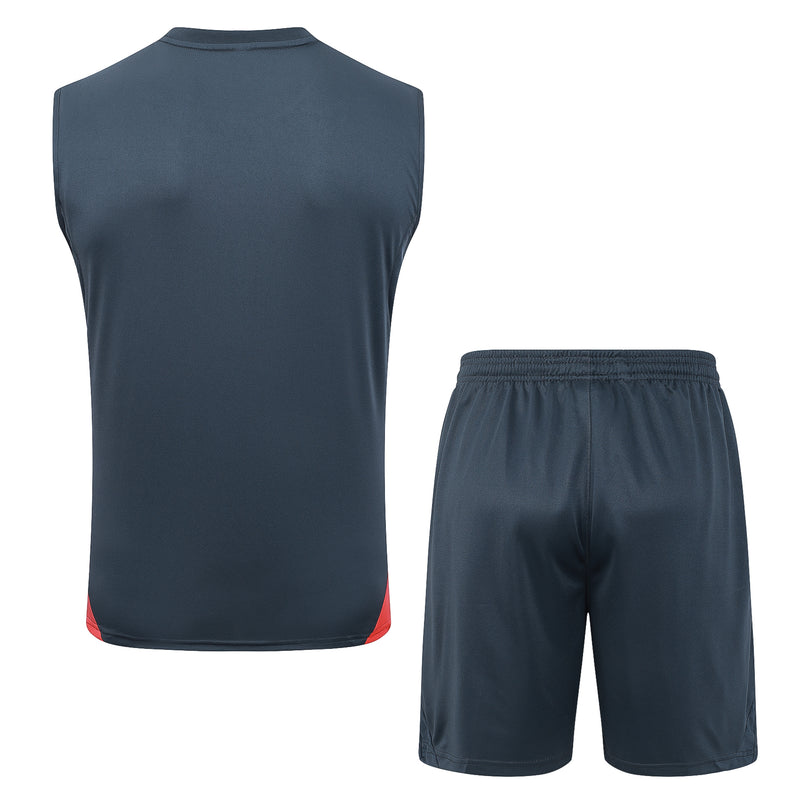 25/26 Conjunto Treino Bayern de Munique Regata - Cinza
