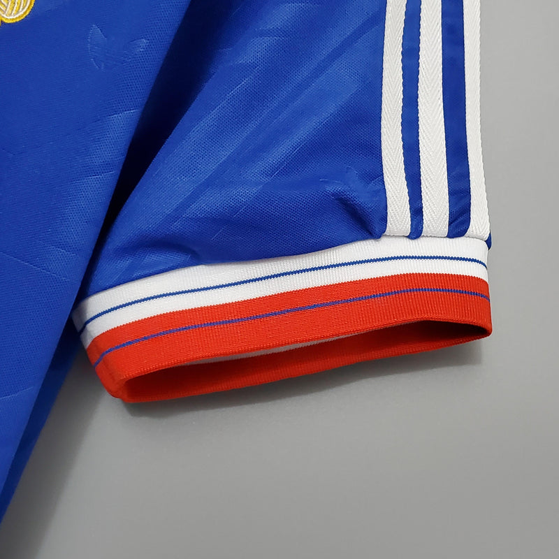 Camisa Retrô Manchester United 1986/1988 III Third - Azul - Adidas