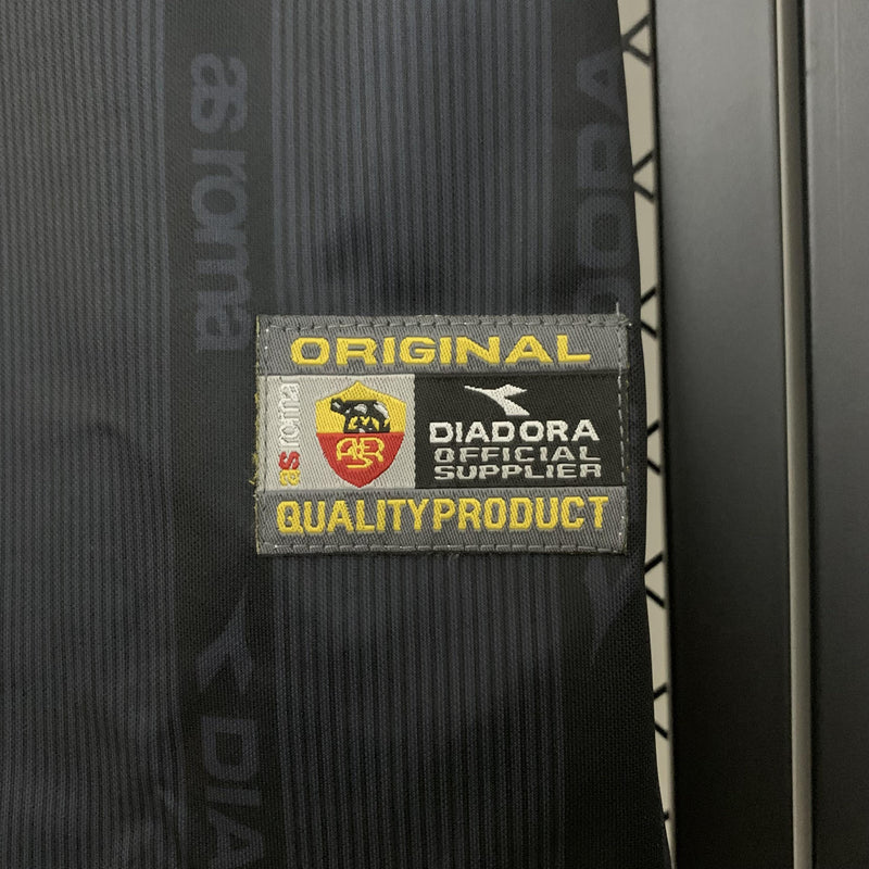 Camisa Retrô Roma 1999/2000 II Away - Preta - Diadora