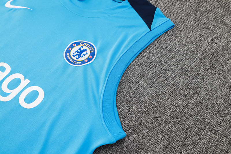 24/25 Conjunto Treino Chelsea - Regata - Azul Celeste