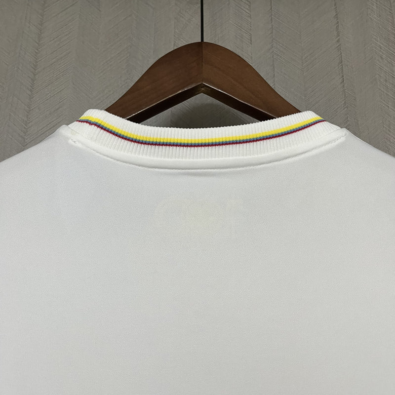 Camisa Colômbia 24/25 Edição Especial 100 Anos - Torcedor - Branca
