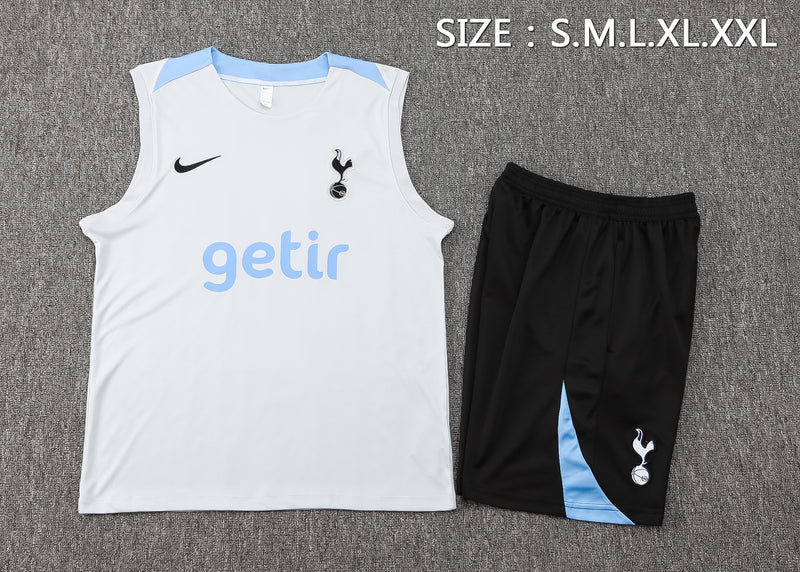 24/25 Conjunto Treino Tottenham - Regata - Branco